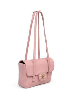Дамска чанта Chanel Blush Caviar Flap Shoulder Bag