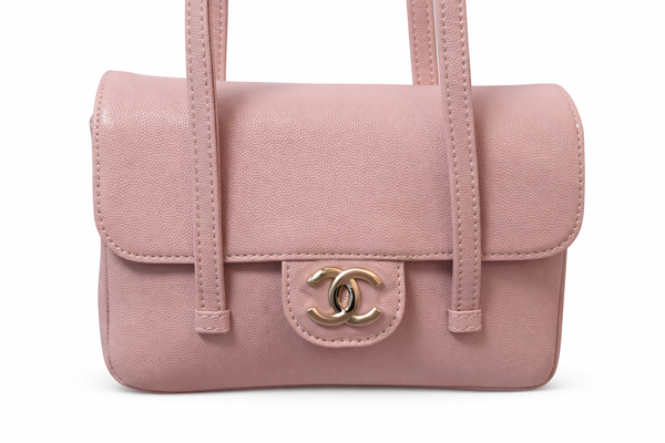Дамска чанта Chanel Blush Caviar Flap Shoulder Bag