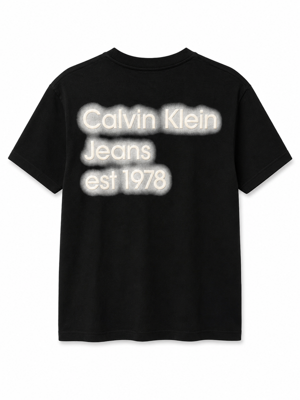 Мъжка тениска Calvin Klein Monogram Logo – Black
