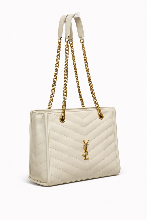 Дамска чанта Yves Saint Laurent – Monogram Chevron Tote Bag