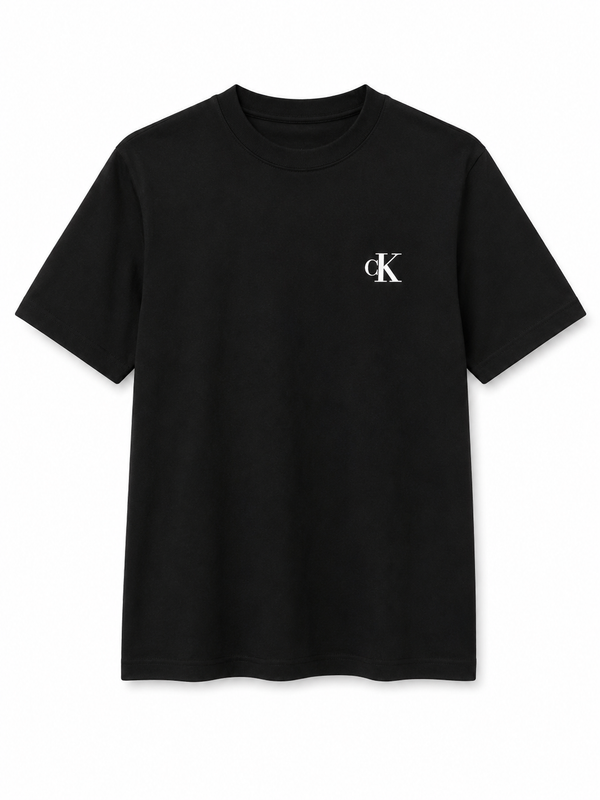 Мъжка тениска Calvin Klein Monogram Logo – Black
