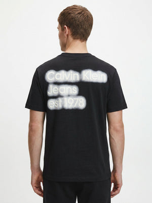 Мъжка тениска Calvin Klein Monogram Logo – Black