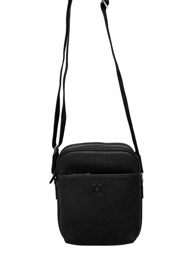 Мъжка кожена чанта Hermès – Men’s Black Leather Crossbody Bag