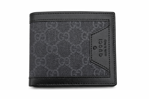 Мъжки портфейл Gucci GG Supreme Wallet – Black Canvas