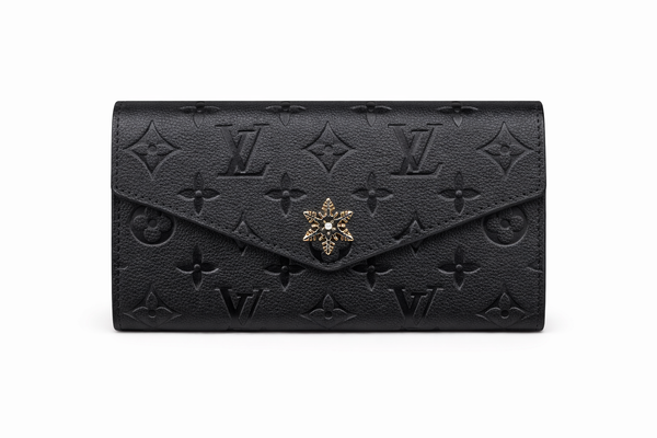 Дамски  портфейл Louis Vuitton Monogram Empreinte Sarah Wallet – Black
