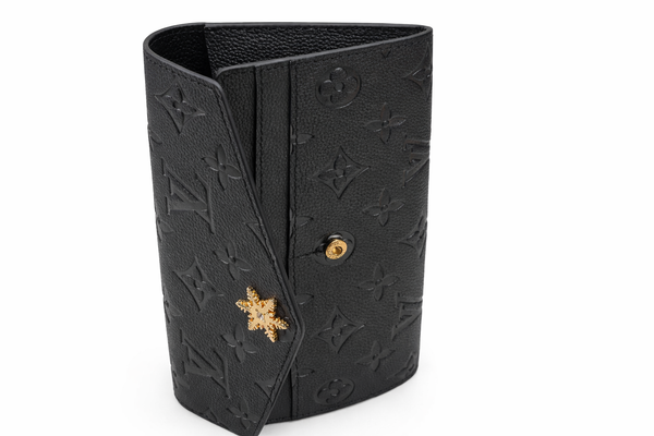 Дамски  портфейл Louis Vuitton Monogram Empreinte Sarah Wallet – Black