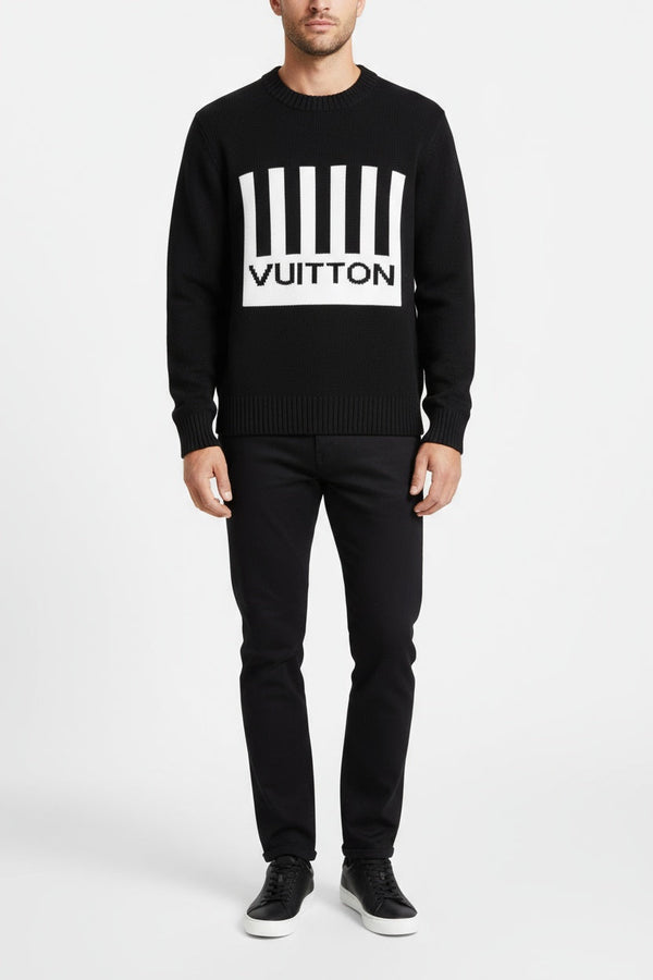 Плетен пуловер LOUIS VUITTON  Graphic Monogram