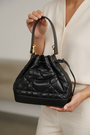 Дамска чанта Dior Caro Drawstring Bag