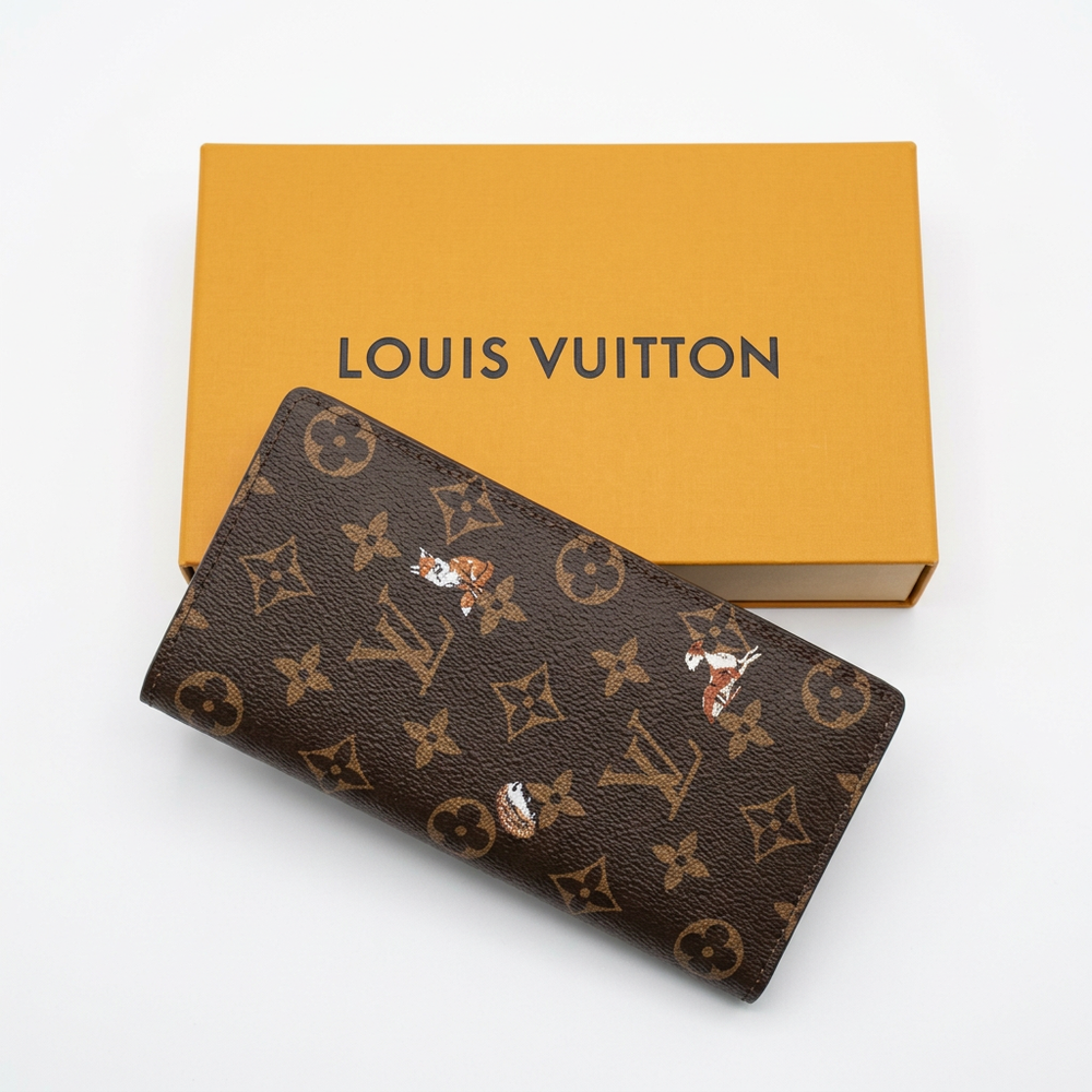 Дамски  портфейл Louis Vuitton Monogram Illustré Long Wallet – Brown
