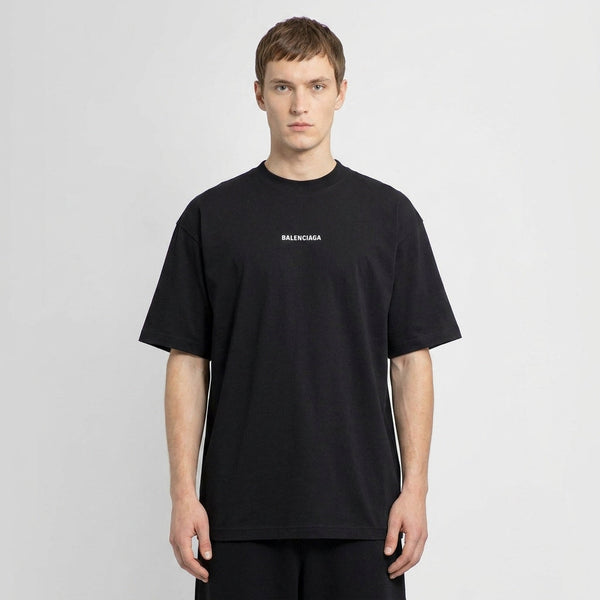 Мъжка Oversize тениска Balenciaga Logo – Black